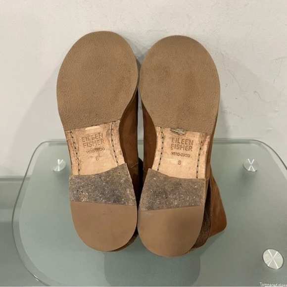Eileen Fisher Women’s Suede Brown Boots Size 8‎ Super Soft - Picture 6 of 8